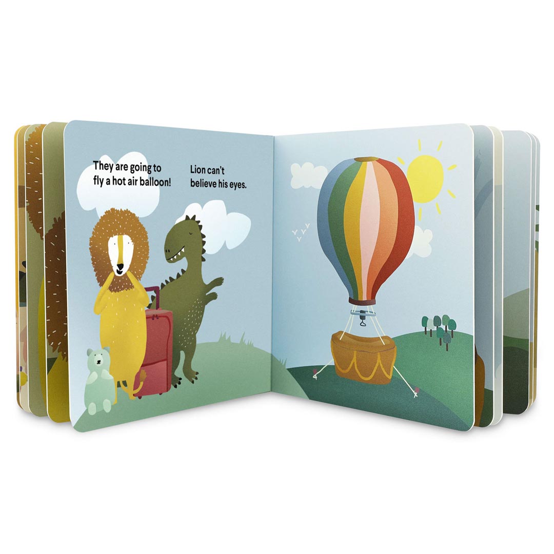 Storybook - Dino and Lion go on a trip EN